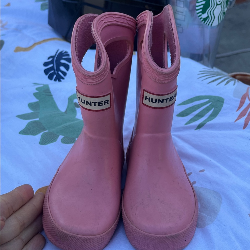 Hunter Kids Classic Pink Boots